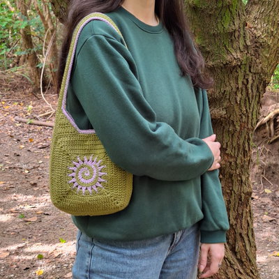 cartera sol - verde oliva
