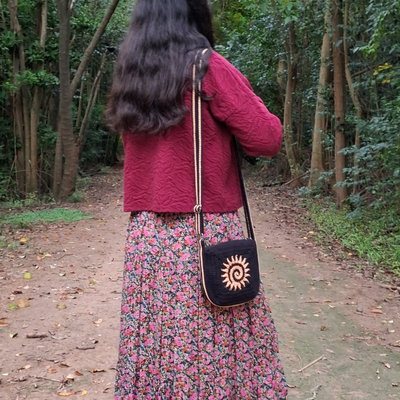 cartera sol - negro