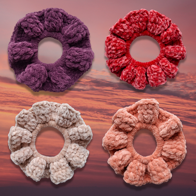 scrunchies terciopelo - lisas