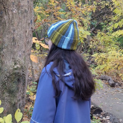 gorro tonos botánicos