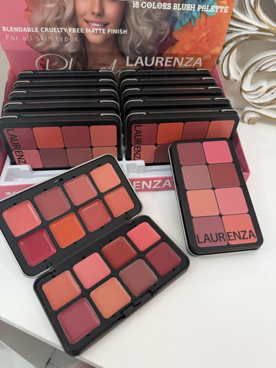 PALETA RUBOR X 16 TONOS LAURENZA 💞