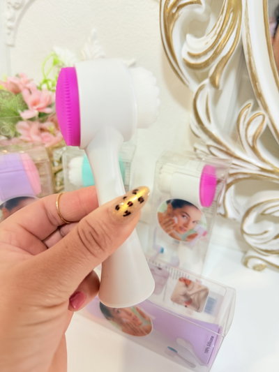 🩷 Cepillo Facial de Limpieza 2 en 1