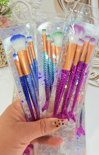 🧜‍♀️ Set de Brochas Sirena x5