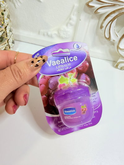 X 2 unidades 💜 Vaselina Labial Vaealice – Uva