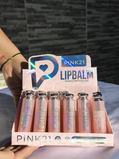 Caja cerrada lip balm pink21 