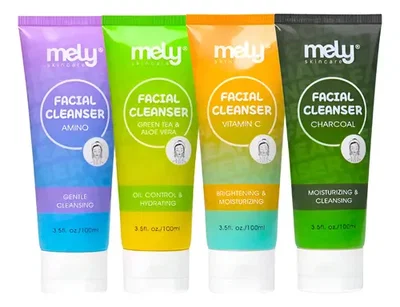 2 unidades limpiador facial mely (al azar)