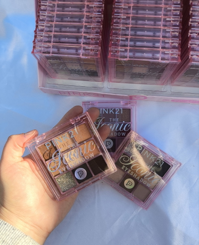 3 unidades Paleta de sombras pink21
