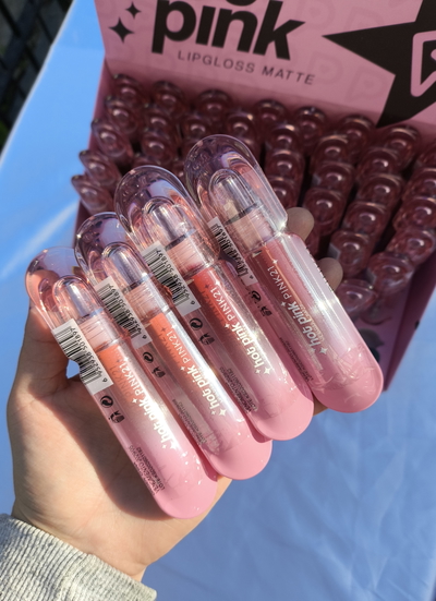 2 unidades labial matte pink21 tonos al azar