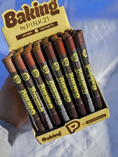 4 unidades delineador de labios baking pink21