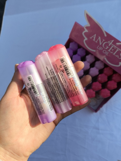 3 unidades lip oil patitas 4 angels