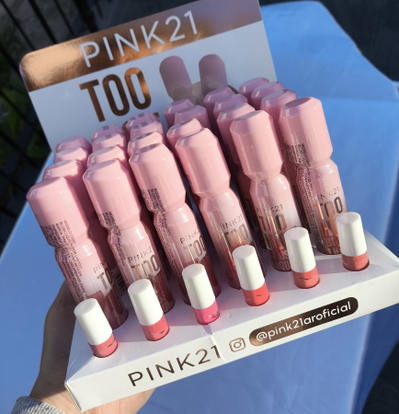 Caja cerrada rubor líquido 24u pink21