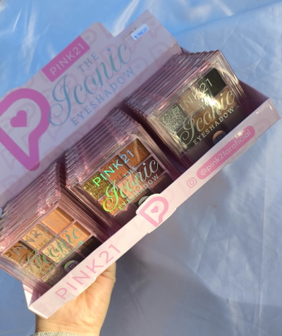 Caja cerrada paleta de sombras 24u pink21
