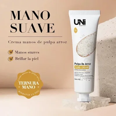1 unidad crema de manos uni cosmetics