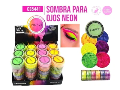 2 unidades sombra neon pink21