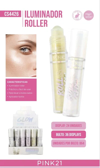 3 unidades iluminador roll on (solo color blanco)