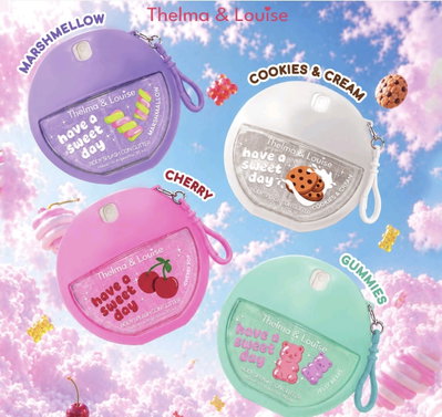 1 unidad body splash con glitter colgante Thelma & Louise 
