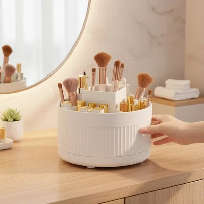 Porta cosmetico pvc giratorio