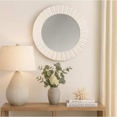 Espejo redondo retro 50 cm  (Solicitar Artículo)