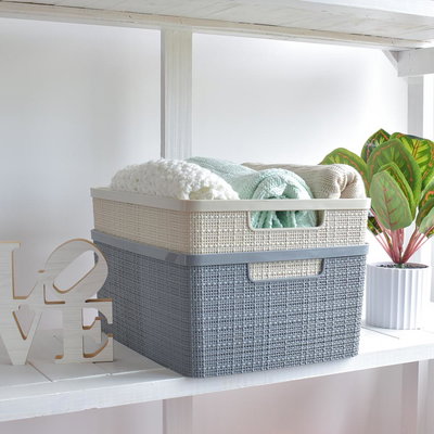 Canasto simil yute grande