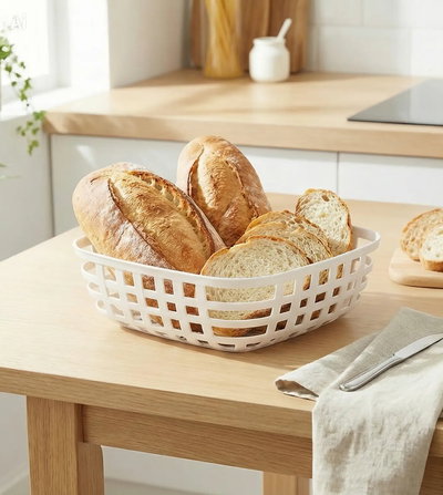 Panera/Frutera Plástica Cuadrada