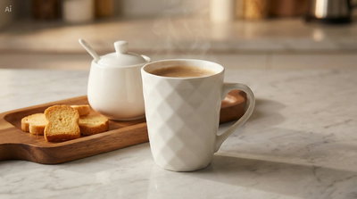 Taza de cerámica grande 