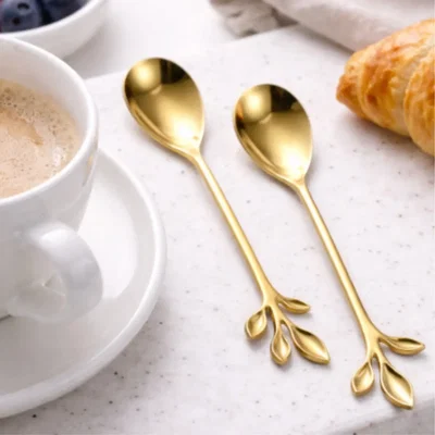 Set x 6 Cucharitas Doradas