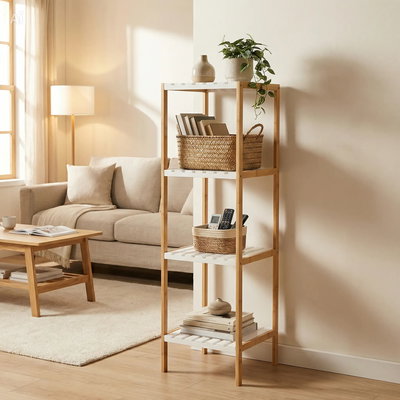 Estantería Bambú 4 Estantes