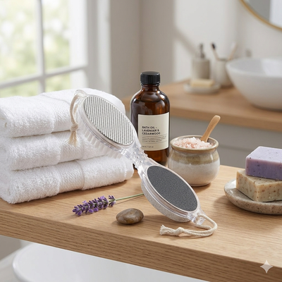 Cepillo  exfoliador 4 En 1 Piedra Pomex - Escofina - Cepillo - Lima
