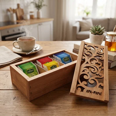 Caja de madera para Té-Café
