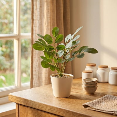 Planta artificial con maceta 25 cm