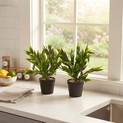 Planta artificial con maceta 25 cm 