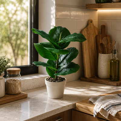 Planta artificial con maceta 30 cm Verde