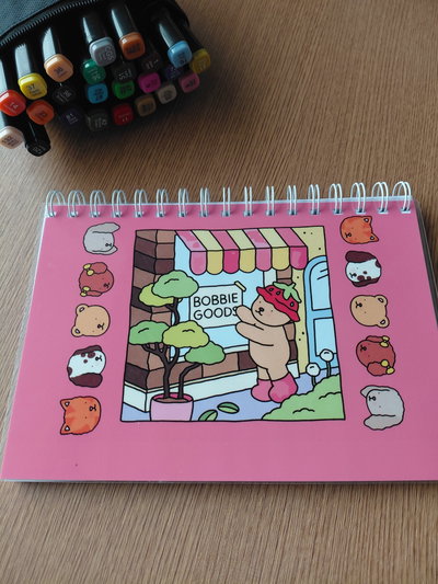 LIBRO PARA COLOREAR BOBBIE GOODS