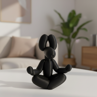 Escultura Yoga dog