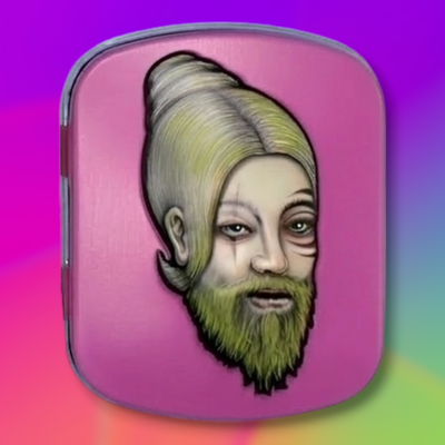 Tabaquera Lion Rolling Circus Mini Tin Box Sexy Sadie