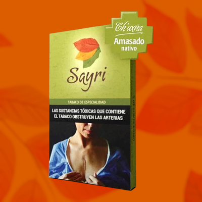 Tabaco Sayri Amasado Nativo Ch'uxña 30gr
