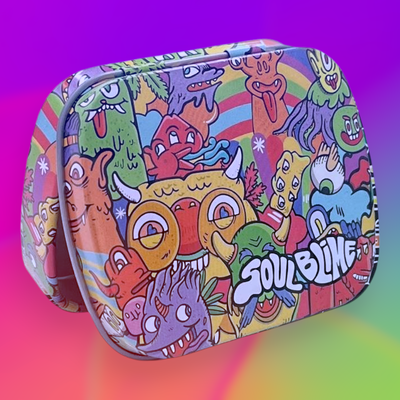 Tabaquera Metálica SoulBlime Chica 6x5 cm