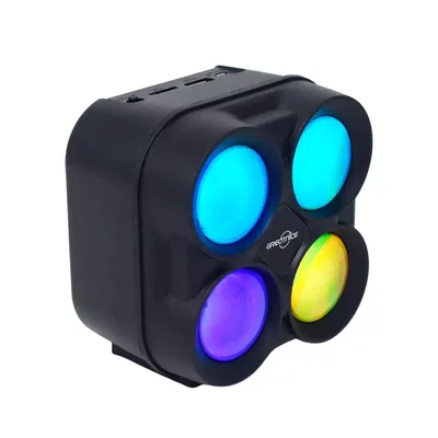 Parlante Portátil Recargable Bluetooth Flame Lights Luces Rítmicas