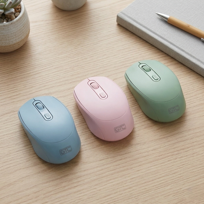 Mouse Óptico Inalámbrico GTC MIG-123 1600 DPI Colores
