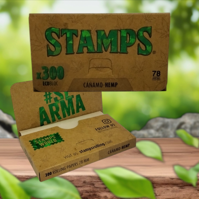 Papel Stamps Cáñamo Ecobloc 1 1/4 x300