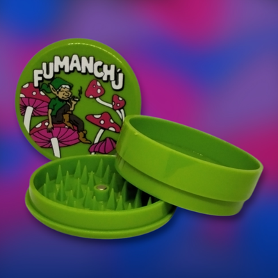 Grinder Picador Fumanchu 3 Partes con Contenedor - Acrílico Verde