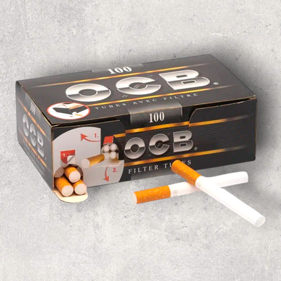 Tubos con Filtro Para Rellenar OCB X100