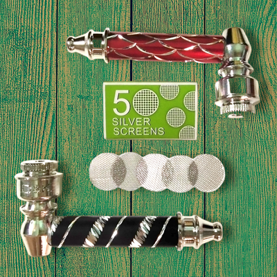 Pipa Metal D&K + Pack 5 Screens de Regalo