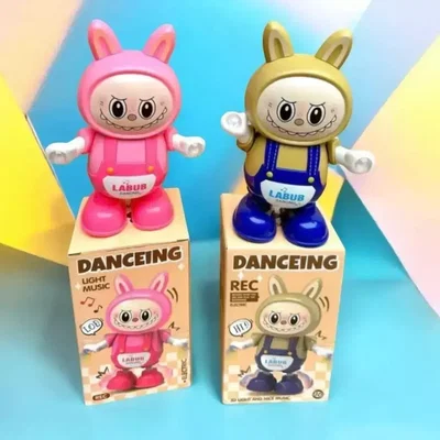 Muñeco Labubu Canta Baila y Proyecta luces