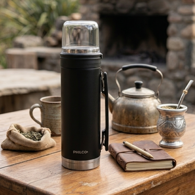 Termo Philco Acero Inoxidable 650ml Con Pico Cebador T650