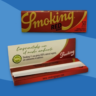 Papel Smoking Red Edition 1 1/4 x50
