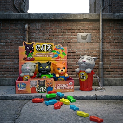 Pastillas Catz Pop + Llavero Gatito