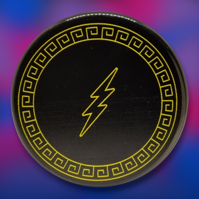 Grinder Picador Zeus 3 Partes con Contenedor - Acrílico Negro