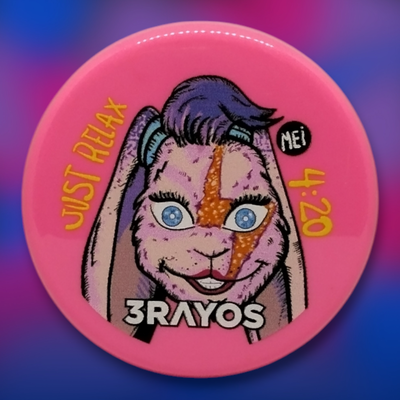 Grinder Picador 3Rayos 3 Partes con Contenedor - Acrílico Rosa