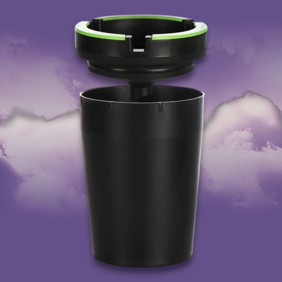 Cenicero para Auto Universal - Plástico Resistente 11x6 cm